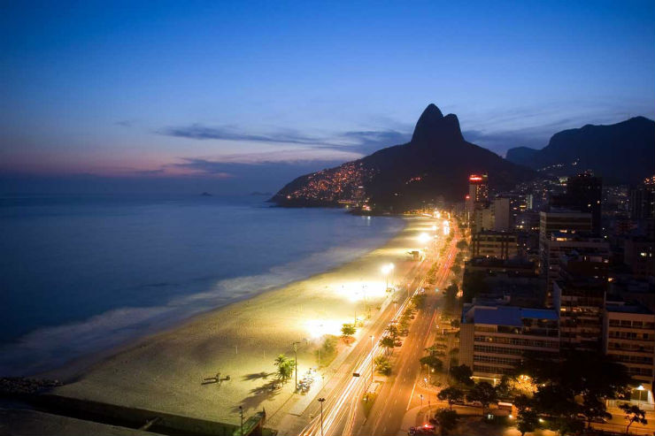 "Praia de Ipanema, no Rio de Janeiro."