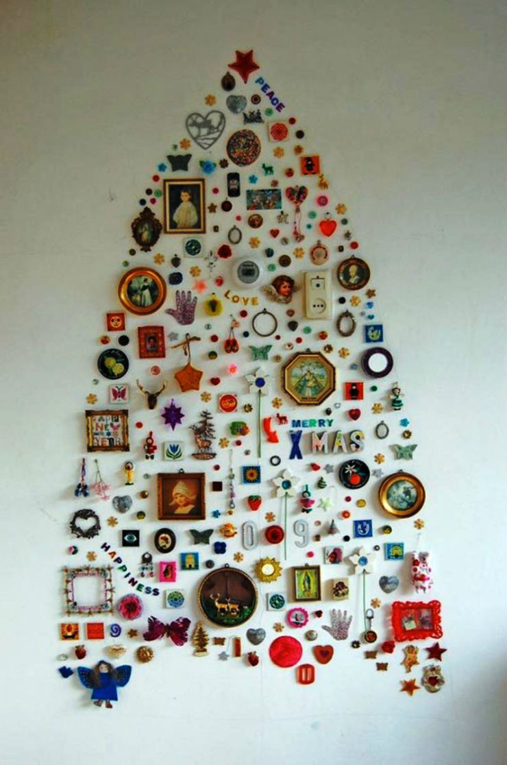 "Árvore de Natal na parede"